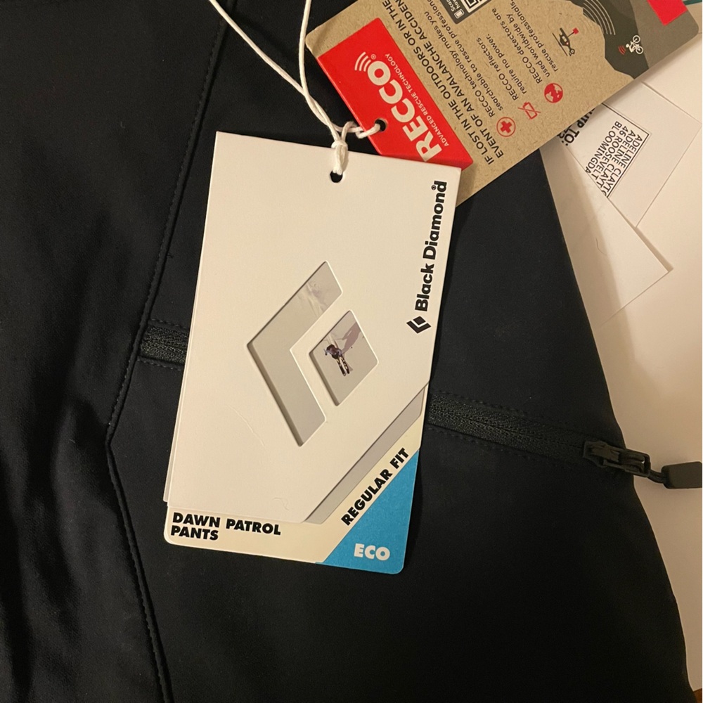 NWT black diamond dawn patrol ski pants